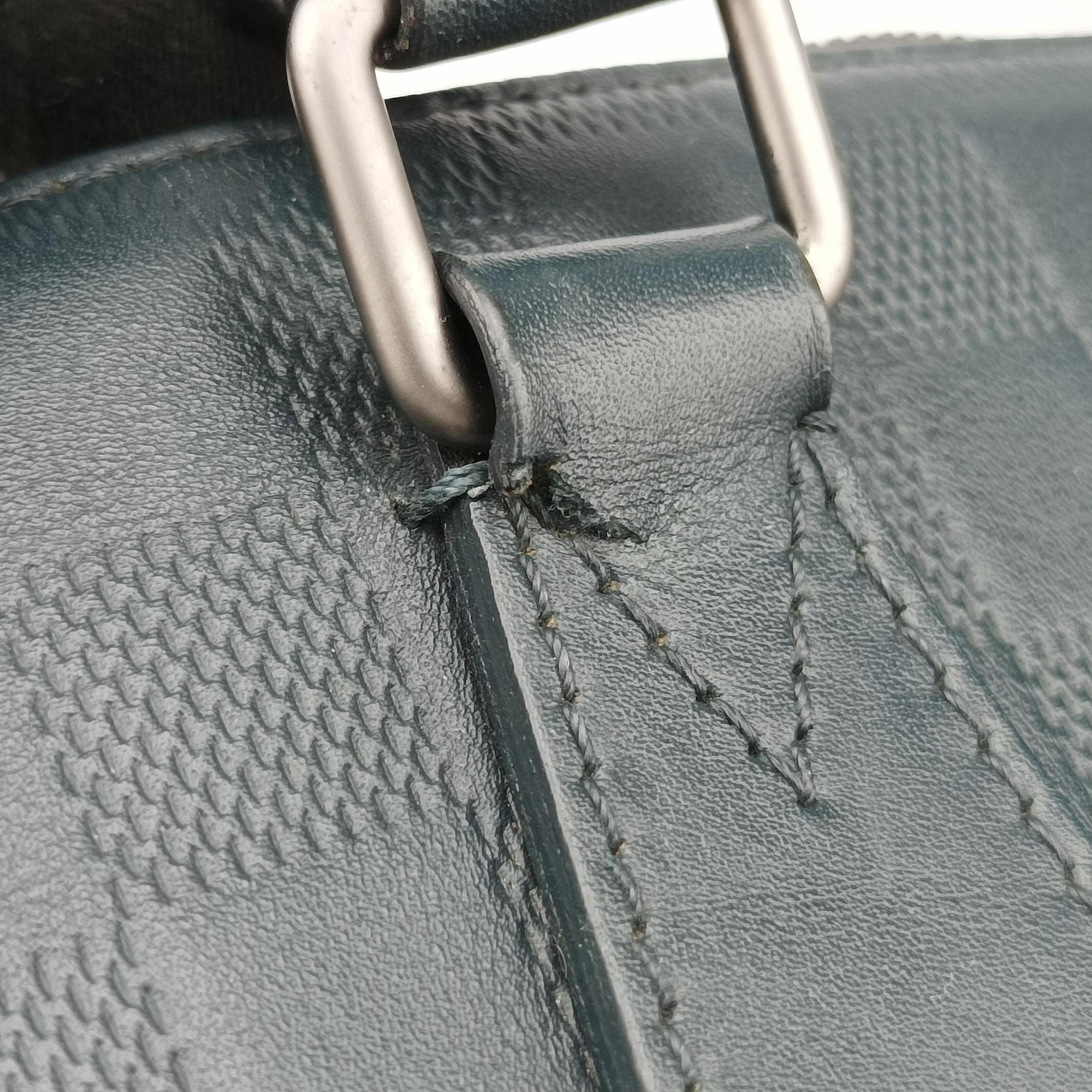 Porte Documents Jour navy Damier Infini N48224 CA3164ポルトドキュマン ジュール ネイビー ダミエ アンフィニ N48224 CA3164