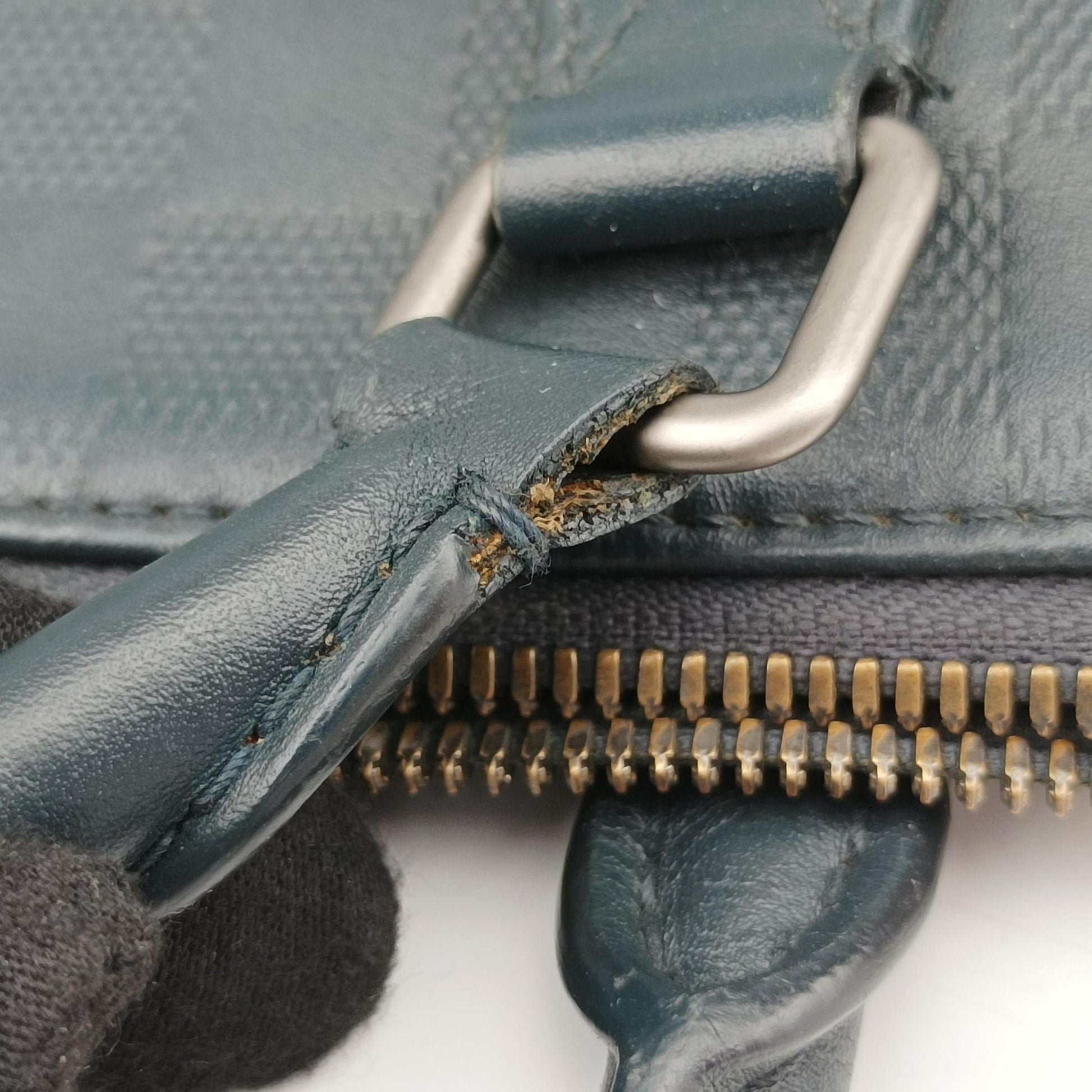 Porte Documents Jour navy Damier Infini N48224 CA3164ポルトドキュマン ジュール ネイビー ダミエ アンフィニ N48224 CA3164