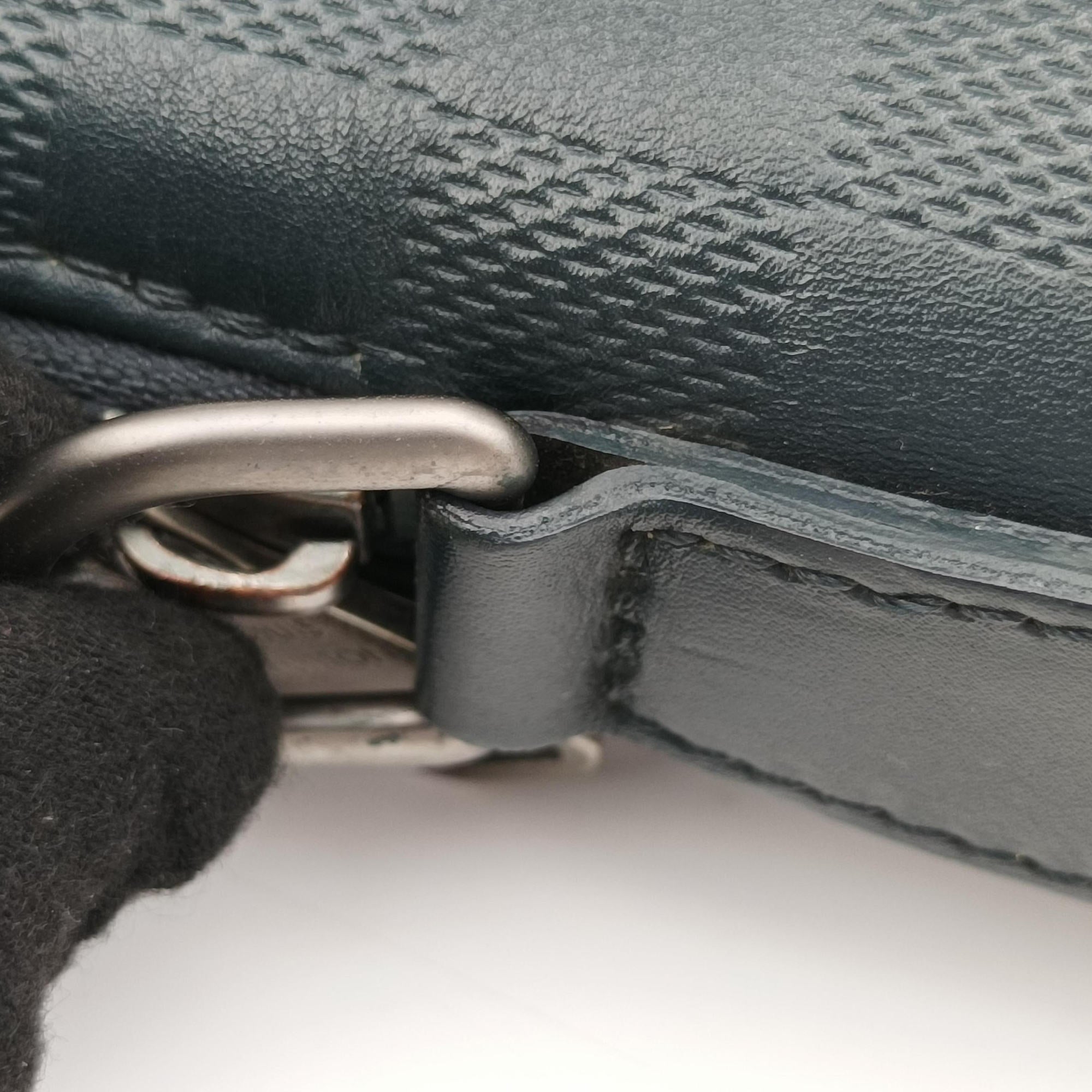 Porte Documents Jour navy Damier Infini N48224 CA3164ポルトドキュマン ジュール ネイビー ダミエ アンフィニ N48224 CA3164