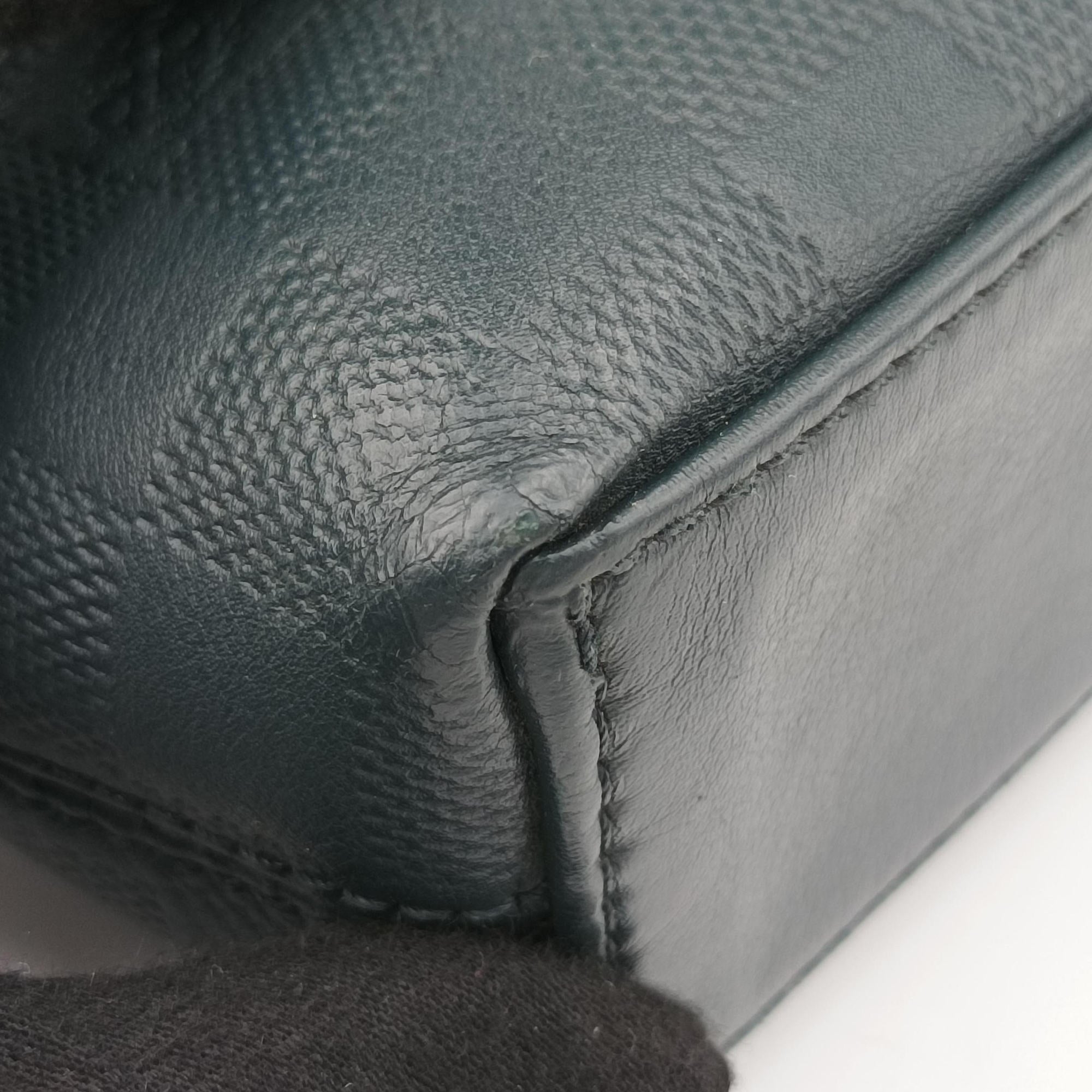 Porte Documents Jour navy Damier Infini N48224 CA3164ポルトドキュマン ジュール ネイビー ダミエ アンフィニ N48224 CA3164