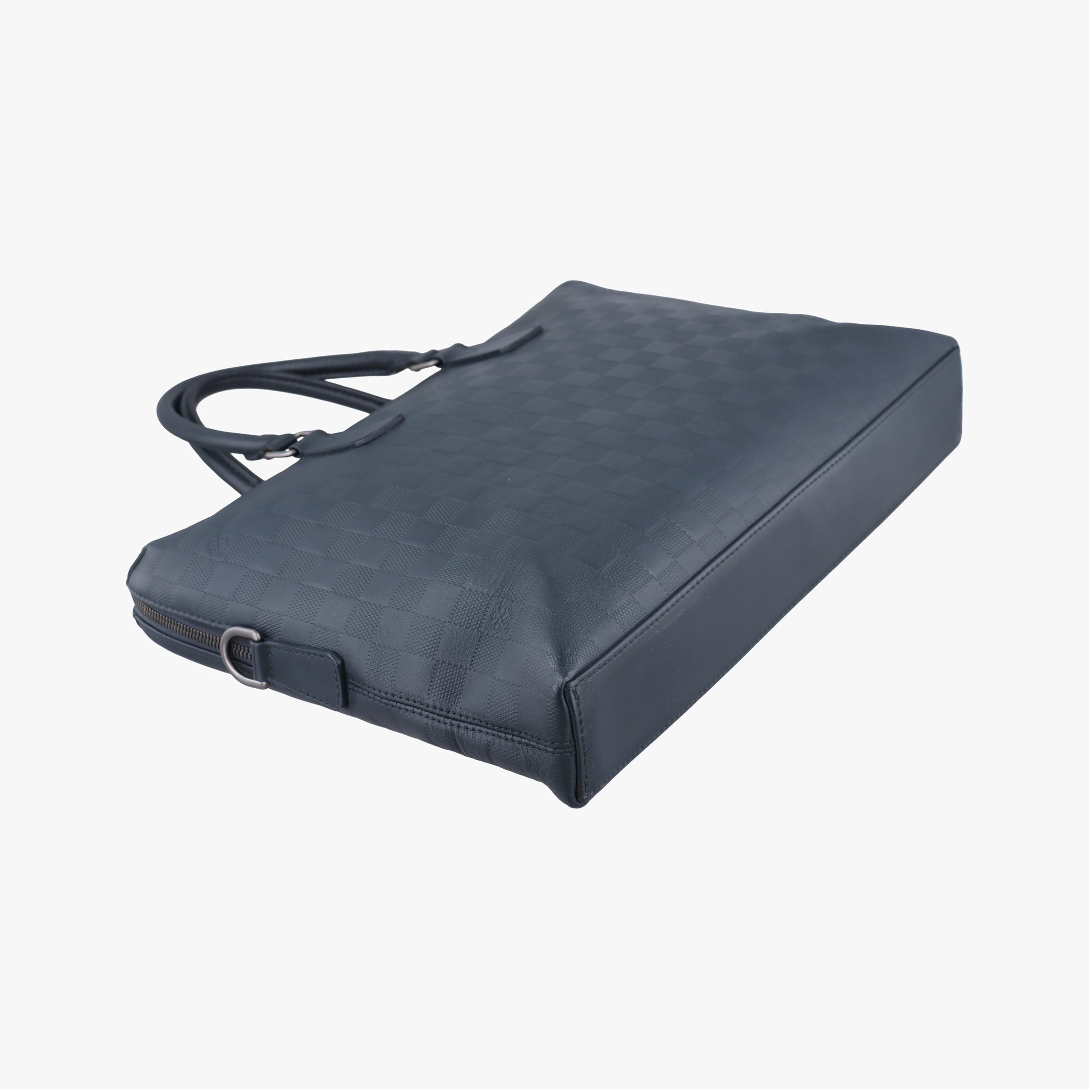 Porte Documents Jour navy Damier Infini N48224 CA3164ポルトドキュマン ジュール ネイビー ダミエ アンフィニ N48224 CA3164