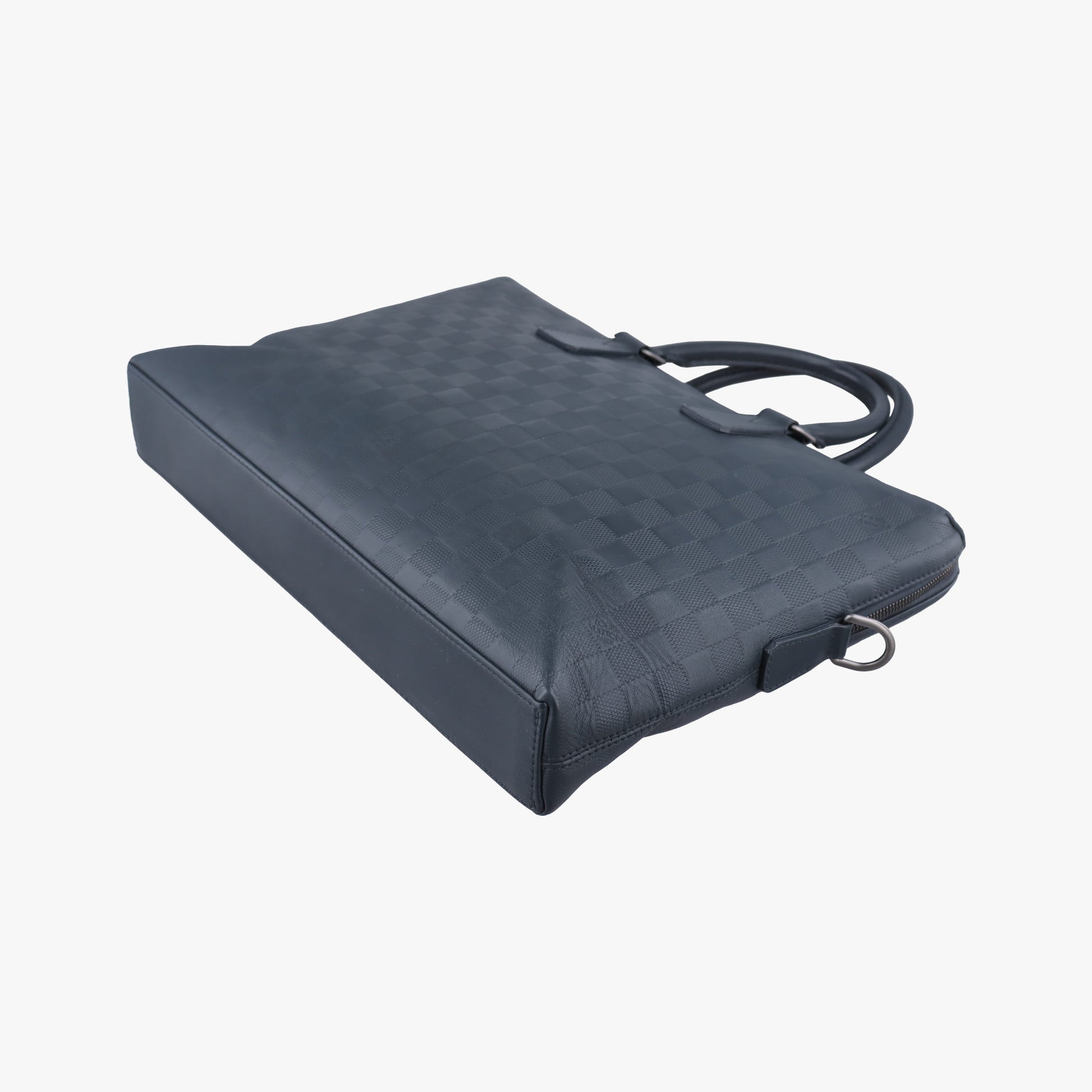 Porte Documents Jour navy Damier Infini N48224 CA3164ポルトドキュマン ジュール ネイビー ダミエ アンフィニ N48224 CA3164