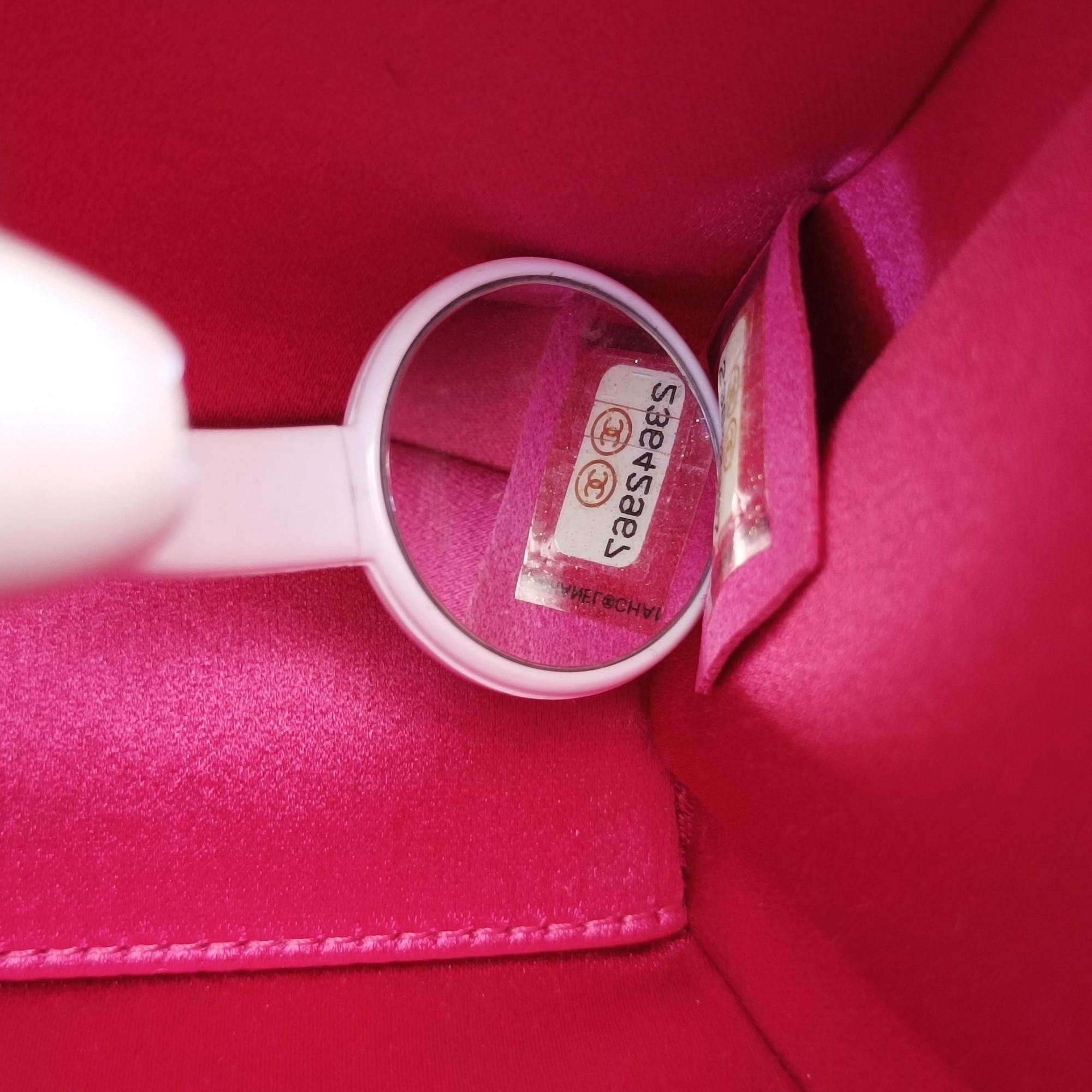 Chocolate Bar Fuchsia Pink  lambskin A94482 23642967チョコバー フューシャピンク ラムスキン A94482 23642967