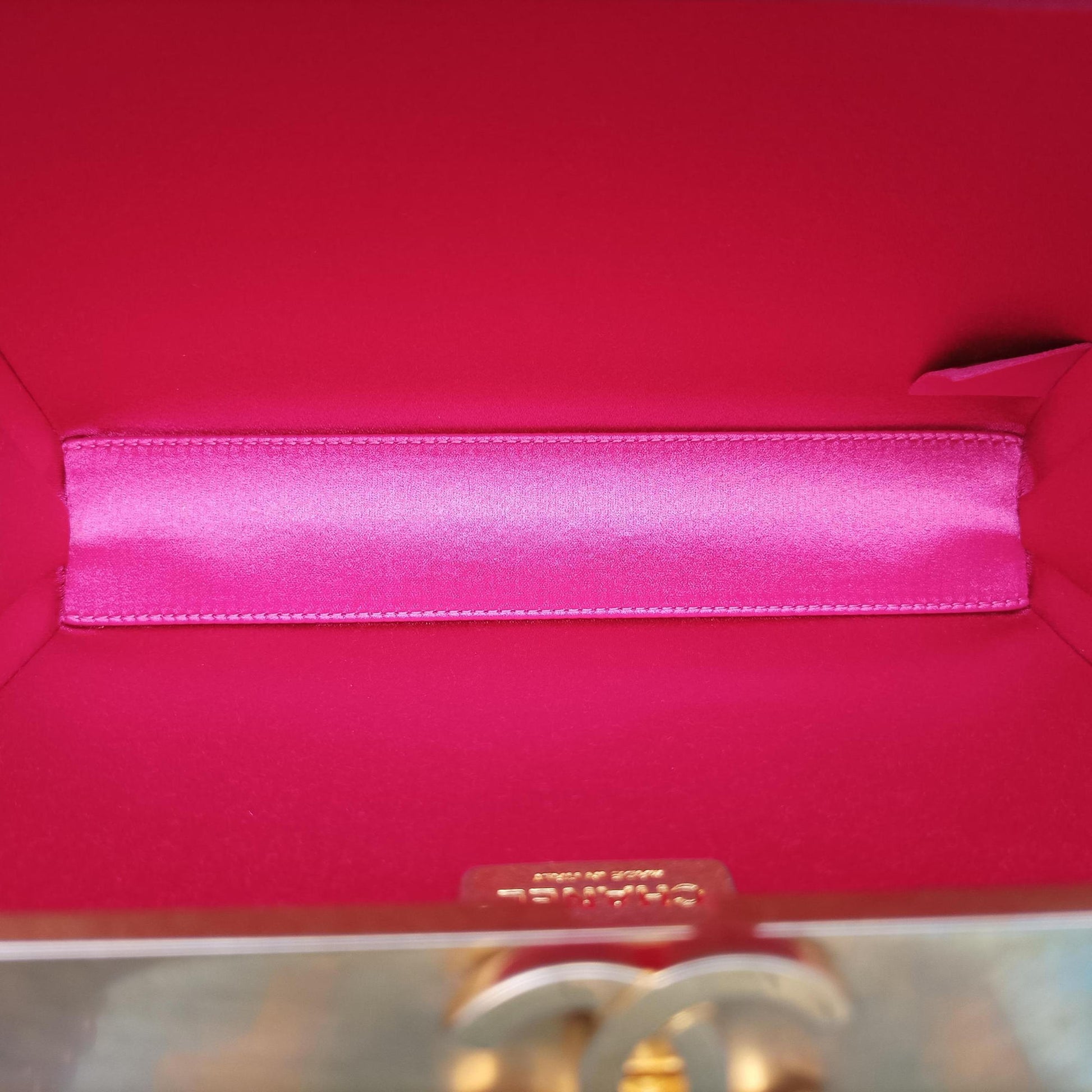 Chocolate Bar Fuchsia Pink  lambskin A94482 23642967チョコバー フューシャピンク ラムスキン A94482 23642967