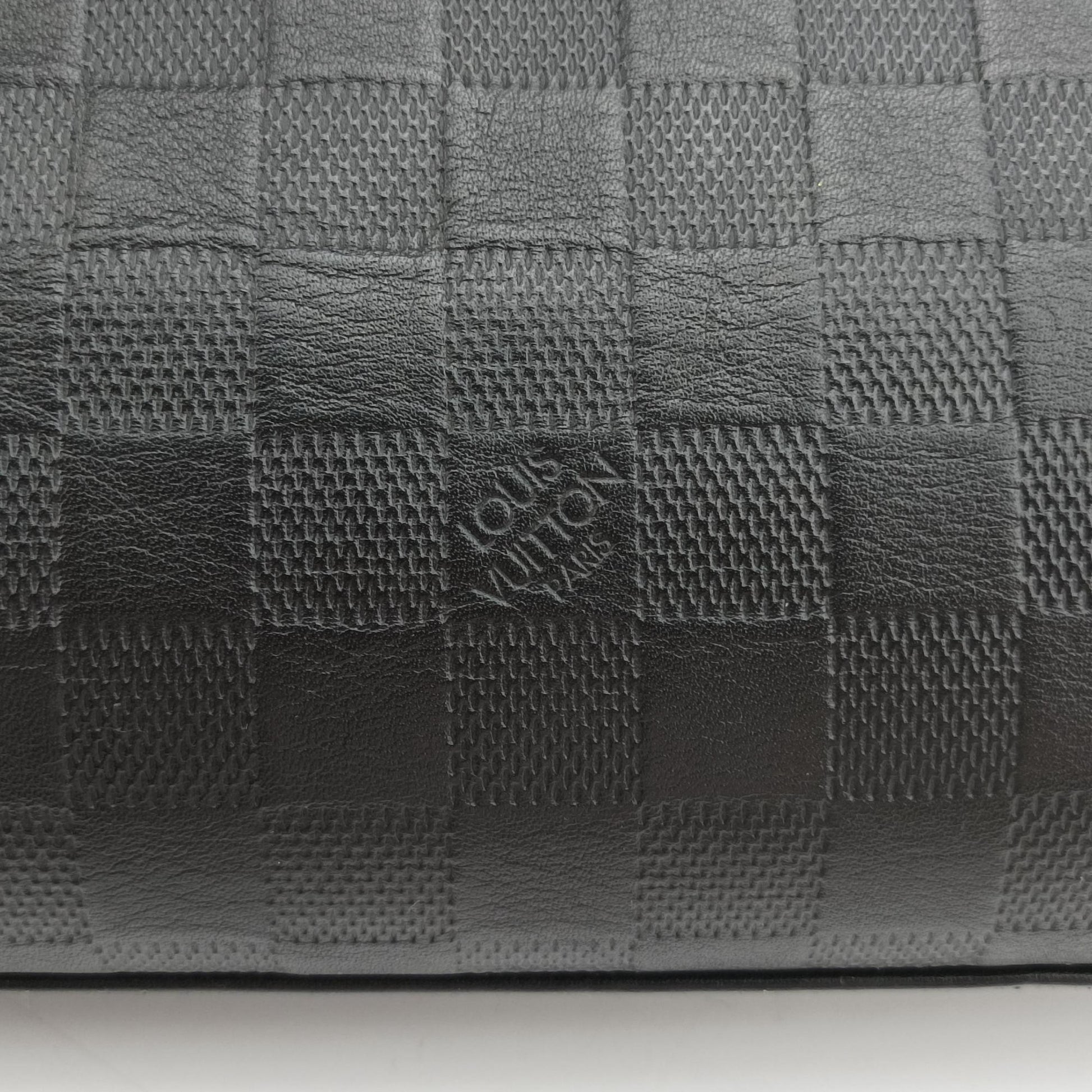 Porte Documents Jour Noir Damier Graphite N48224 CA1194ポルトドキュマン ジュール ノワール ダミエ グラフィット N48224 CA1194
