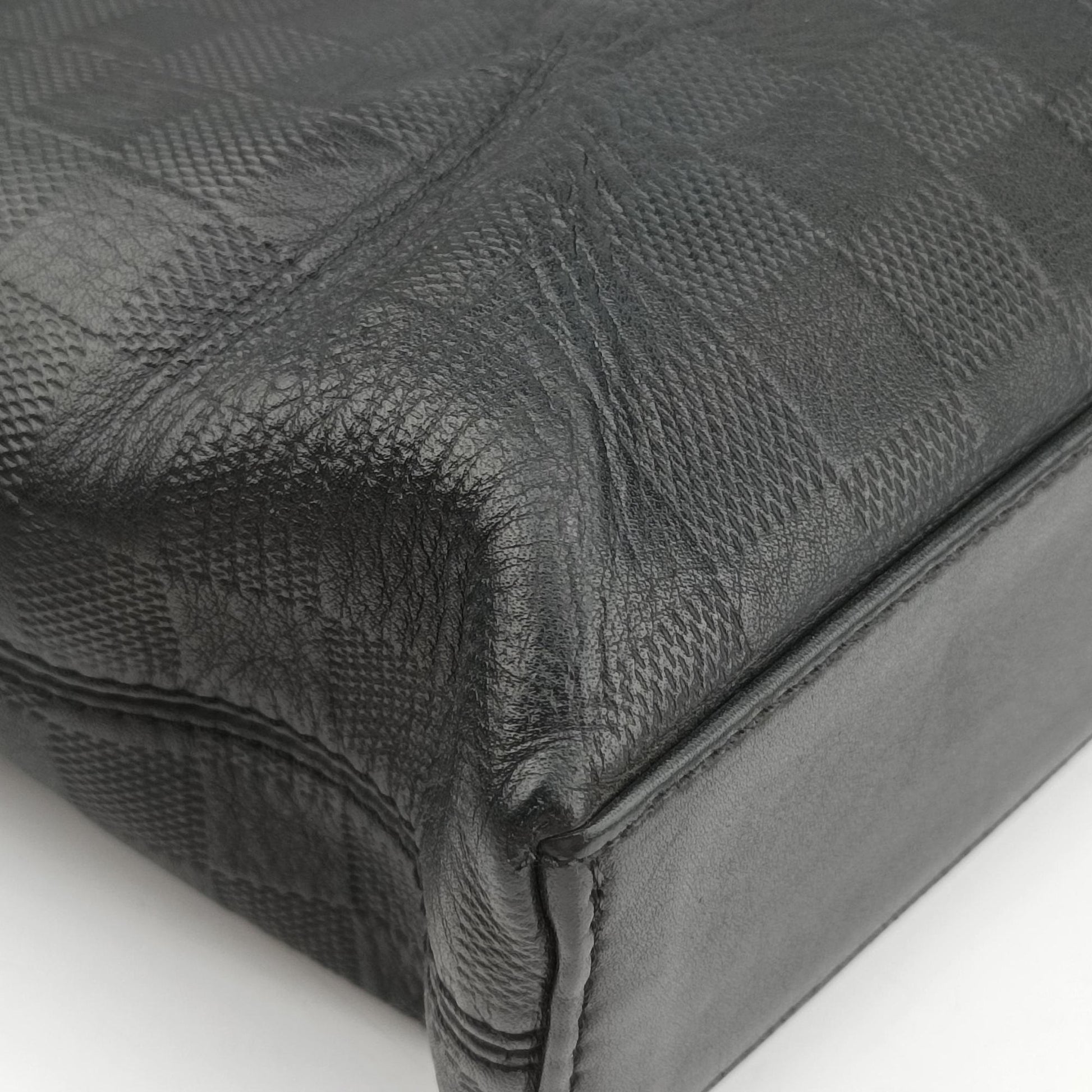 Porte Documents Jour Noir Damier Graphite N48224 CA1194ポルトドキュマン ジュール ノワール ダミエ グラフィット N48224 CA1194