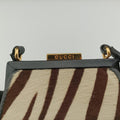 Zebra print Beige x black Ponyhair×Leather 030 2046 1314ゼブラ プリント ベージュ×ブラック ハラコ×レザー 030 2046 1314