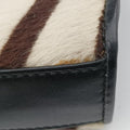 Zebra print Beige x black Ponyhair×Leather 030 2046 1314ゼブラ プリント ベージュ×ブラック ハラコ×レザー 030 2046 1314