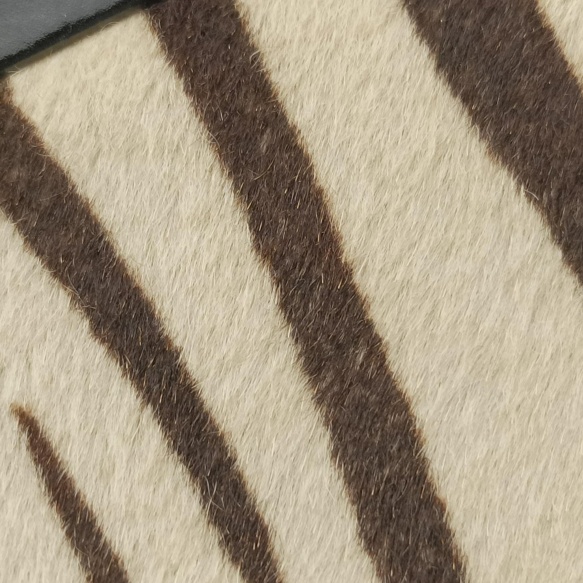 Zebra print Beige x black Ponyhair×Leather 030 2046 1314ゼブラ プリント ベージュ×ブラック ハラコ×レザー 030 2046 1314