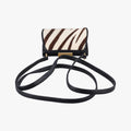 Zebra print Beige x black Ponyhair×Leather 030 2046 1314ゼブラ プリント ベージュ×ブラック ハラコ×レザー 030 2046 1314