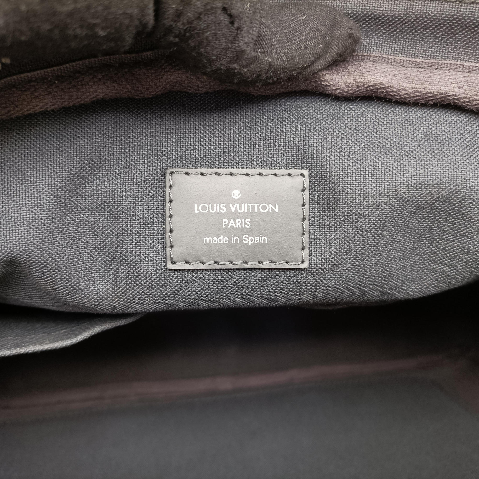 Porte Documents VoyagePM Blue Camouflage Damier Cobalt Canvas N41507 GI2136ポルトドキュマンヴォワヤージュPM ブルー カモフラージュ ダミエ コバルトキャンバス N41507 GI2136