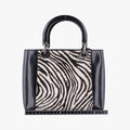 Lady Dior Zebra × Black Pony-style Calfskin × Calf Leather MA-0969レディディオール ゼブラ × ブラック ハラコ × カーフレザー MA-0969