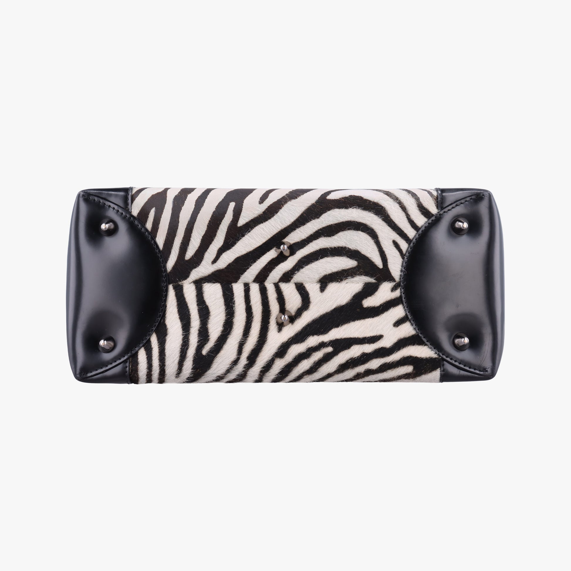 Lady Dior Zebra × Black Pony-style Calfskin × Calf Leather MA-0969レディディオール ゼブラ × ブラック ハラコ × カーフレザー MA-0969
