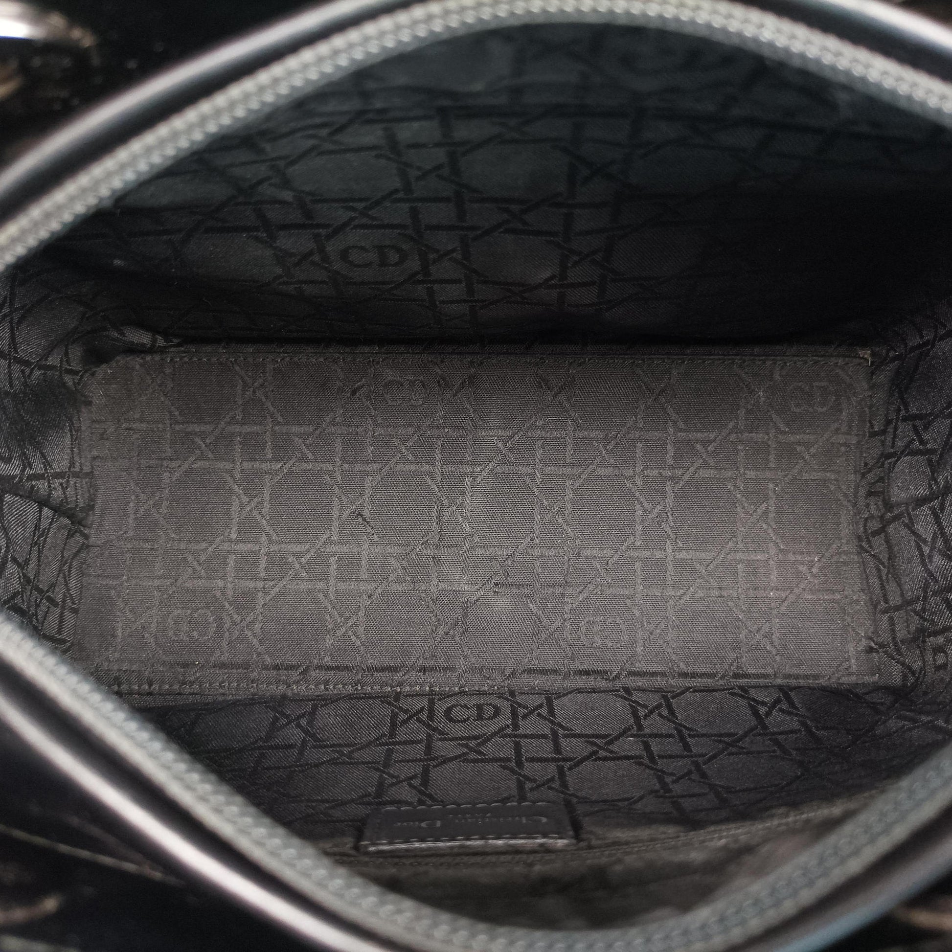 Lady Dior Zebra × Black Pony-style Calfskin × Calf Leather MA-0969レディディオール ゼブラ × ブラック ハラコ × カーフレザー MA-0969