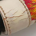 Bamboo Floral White×multicolor canvas×leather 137394 バンブーフローラ ホワイト×マルチカラー キャンバス×レザー 137394 