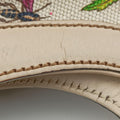 Bamboo Floral White×multicolor canvas×leather 137394 バンブーフローラ ホワイト×マルチカラー キャンバス×レザー 137394 