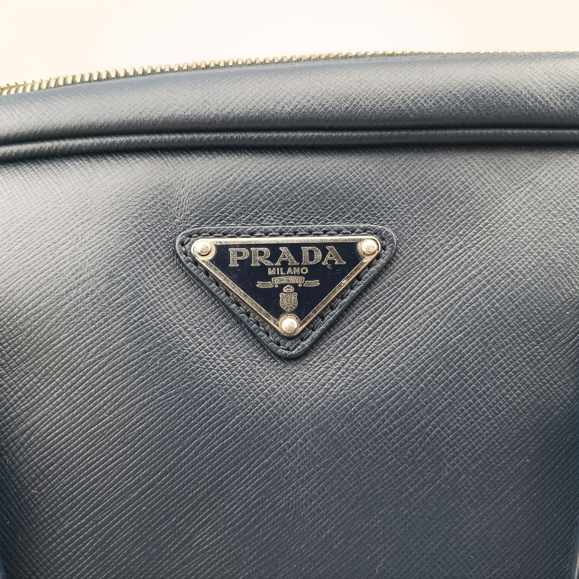 Business Briefcase Navy SAFFIANO Leather 2VE011 7/R 208ビジネス ブリーフケース ネイビー サフィアーノレザー 2VE011 7/R 208