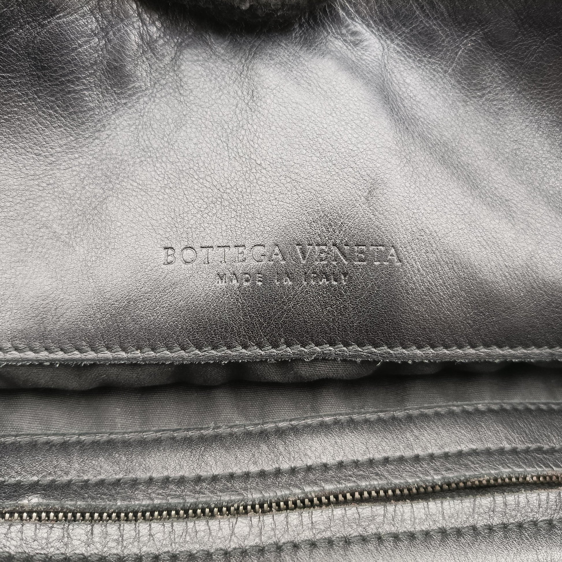 Intrecciato Black lambskin 161623 465C 1000 EPEV 2010 349 Aイントレチャート ブラック ラムスキン 161623 465C 1000 EPEV 2010 349 A