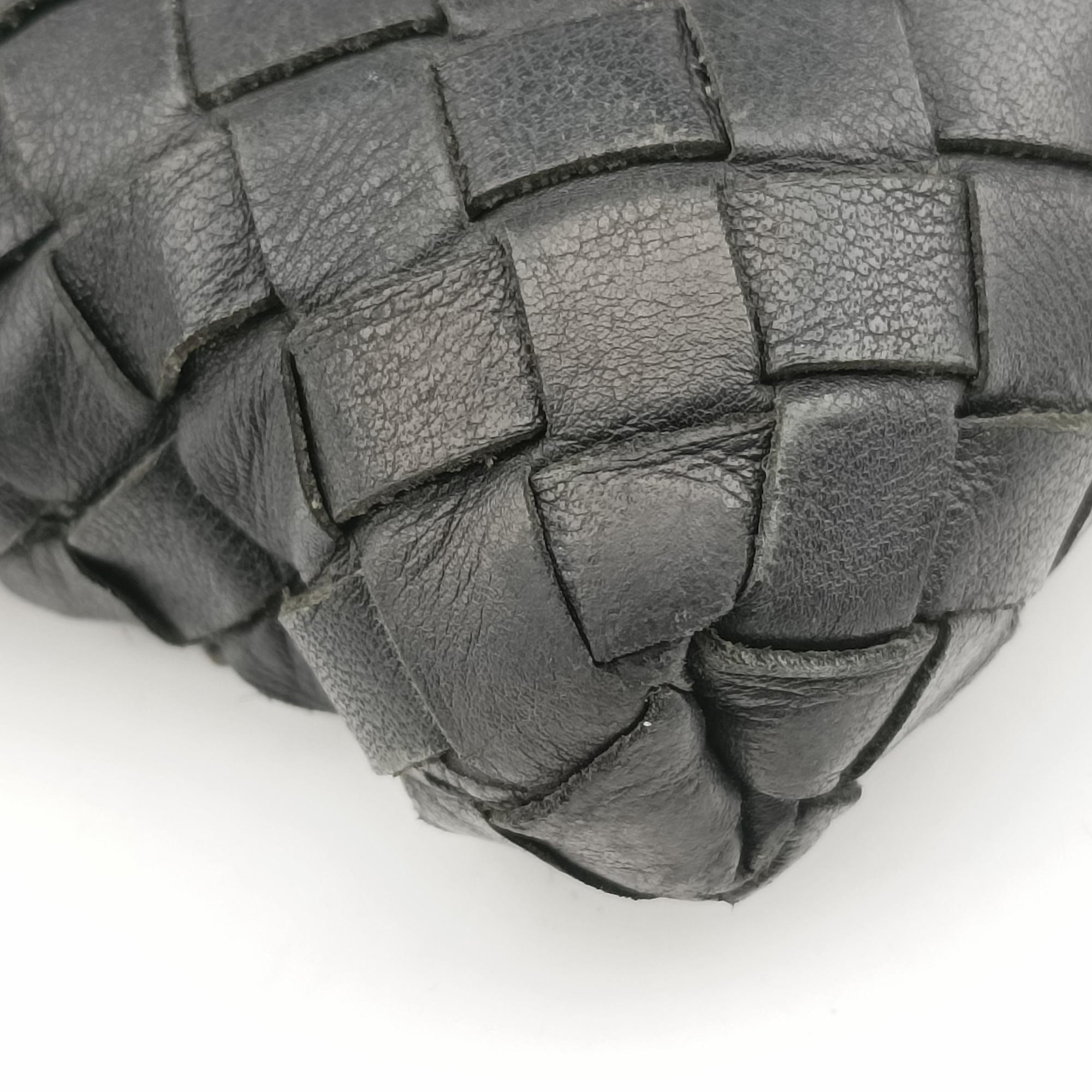 Intrecciato Black lambskin 161623 465C 1000 EPEV 2010 349 Aイントレチャート ブラック ラムスキン 161623 465C 1000 EPEV 2010 349 A