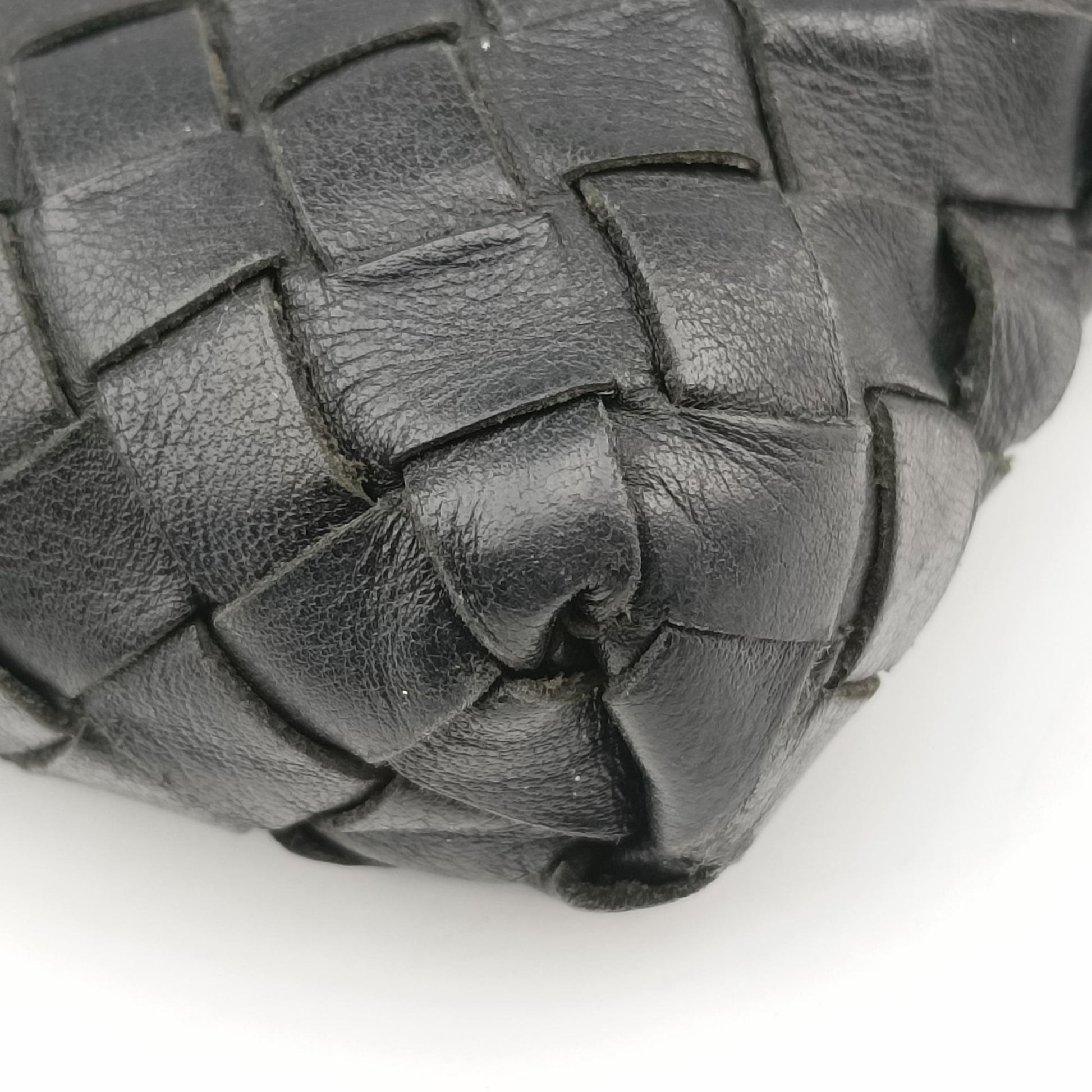 Intrecciato Black lambskin 161623 465C 1000 EPEV 2010 349 Aイントレチャート ブラック ラムスキン 161623 465C 1000 EPEV 2010 349 A