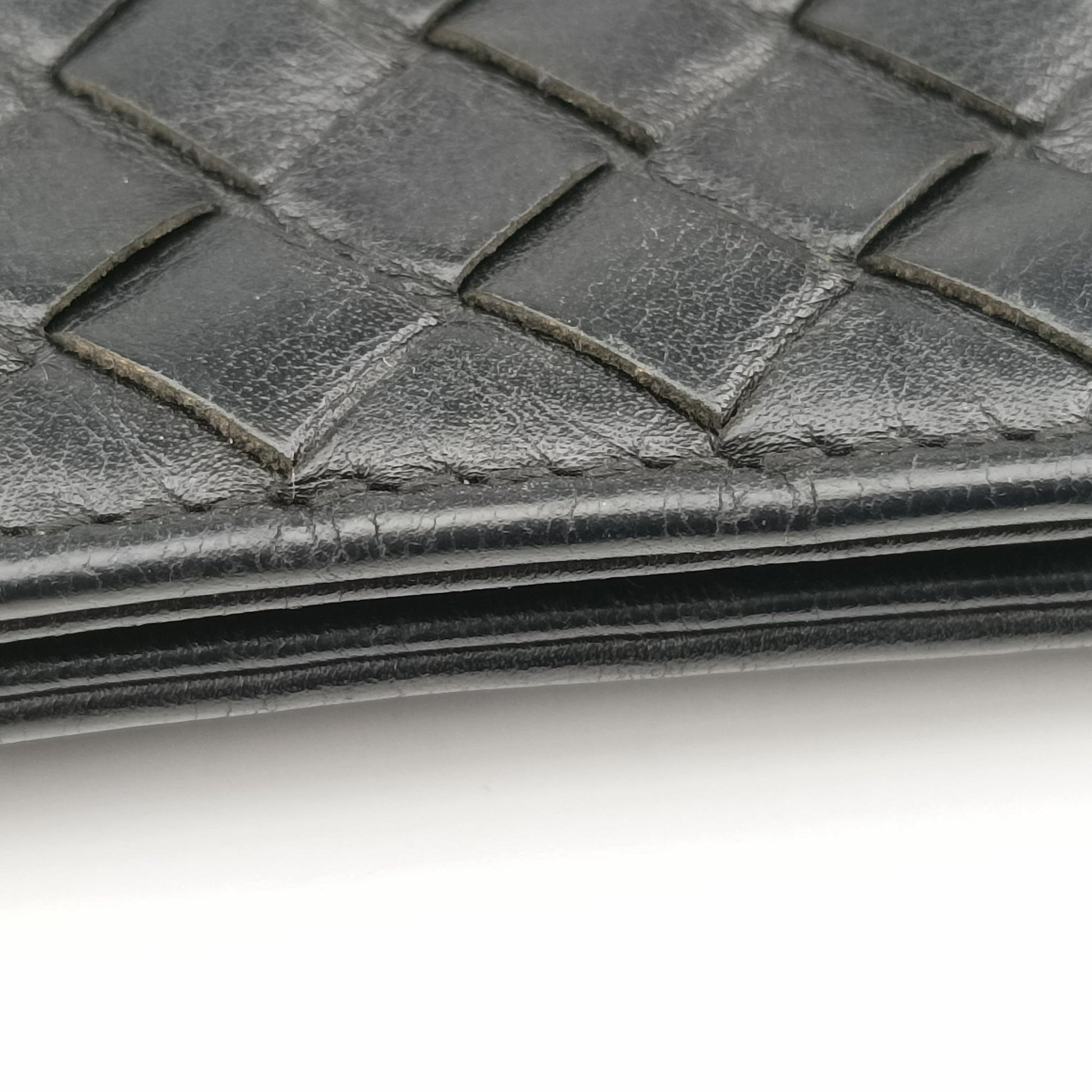 Intrecciato Black lambskin 161623 465C 1000 EPEV 2010 349 Aイントレチャート ブラック ラムスキン 161623 465C 1000 EPEV 2010 349 A