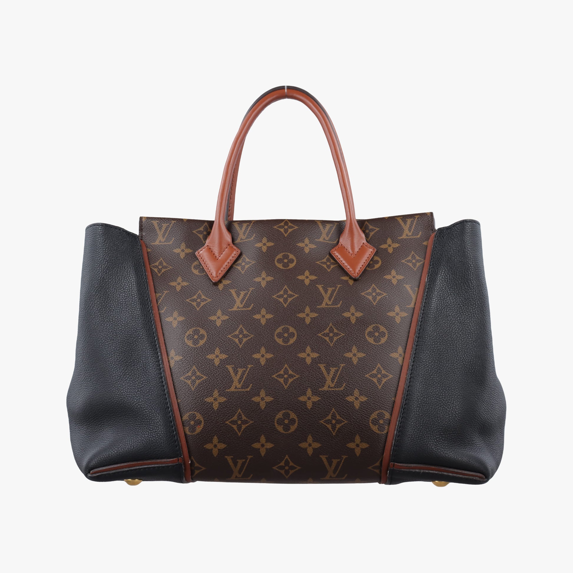Tote W PM Brown×black Monogram Canvas×calf leather M40942 SP2133トートW PM モノグラム/ブラウン×ブラック モノグラムキャンバス×カーフレザー M40942 SP2133