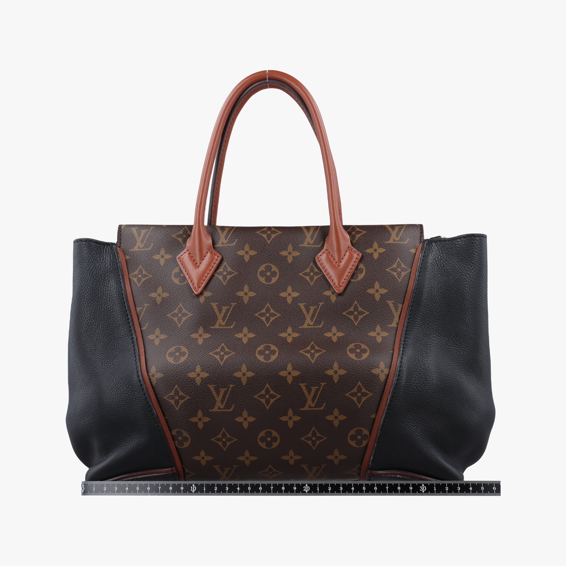 Tote W PM Brown×black Monogram Canvas×calf leather M40942 SP2133トートW PM モノグラム/ブラウン×ブラック モノグラムキャンバス×カーフレザー M40942 SP2133