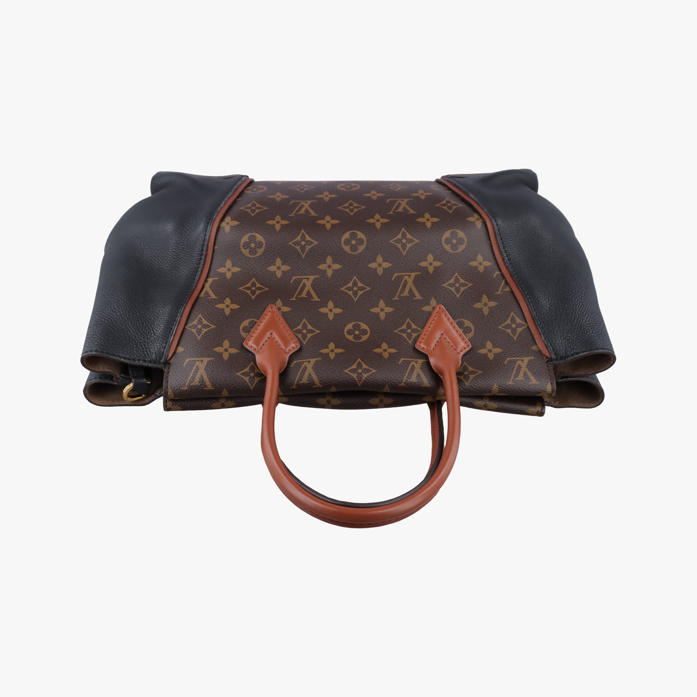 Tote W PM Brown×black Monogram Canvas×calf leather M40942 SP2133トートW PM モノグラム/ブラウン×ブラック モノグラムキャンバス×カーフレザー M40942 SP2133