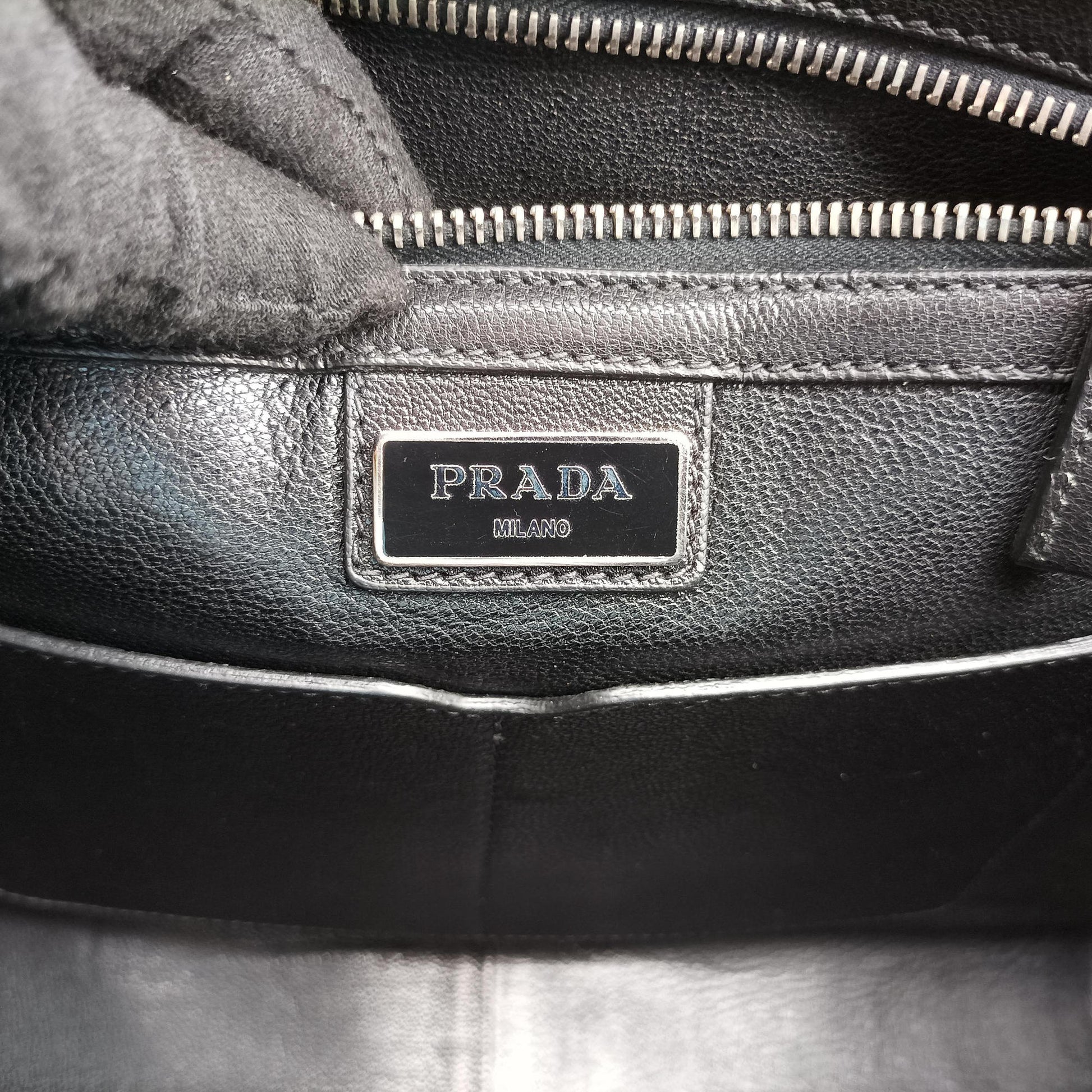 business bag briefcase Navy Camouflage SAFFIANO Leather 2VE365 64ビジネスバッグ ブリーフケース ブルーカモフラ サフィアーノレザー 2VE365 64