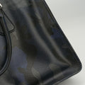 business bag briefcase Navy Camouflage SAFFIANO Leather 2VE365 64ビジネスバッグ ブリーフケース ブルーカモフラ サフィアーノレザー 2VE365 64