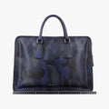 business bag briefcase Navy Camouflage SAFFIANO Leather 2VE365 64ビジネスバッグ ブリーフケース ブルーカモフラ サフィアーノレザー 2VE365 64
