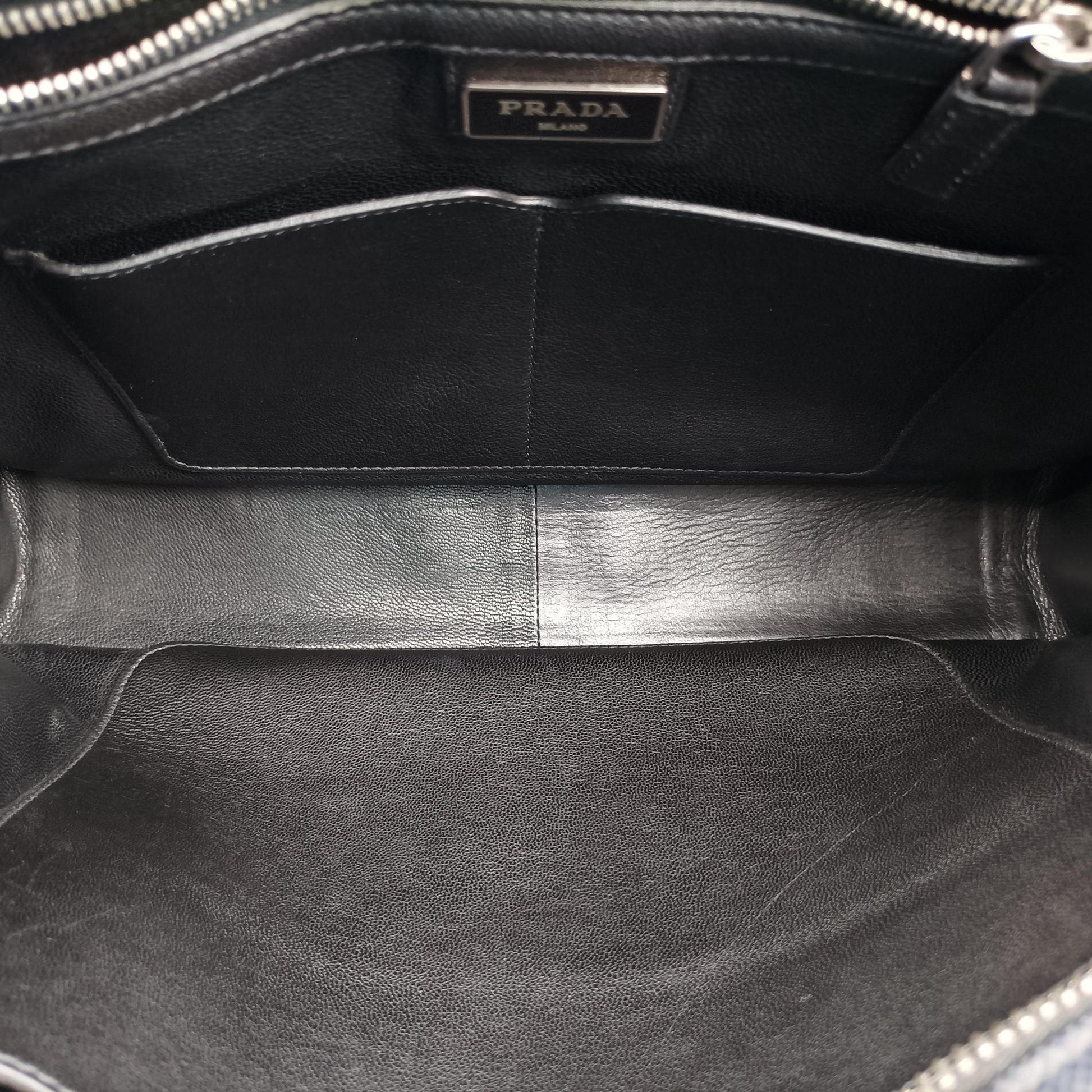 business bag briefcase Navy Camouflage SAFFIANO Leather 2VE365 64ビジネスバッグ ブリーフケース ブルーカモフラ サフィアーノレザー 2VE365 64