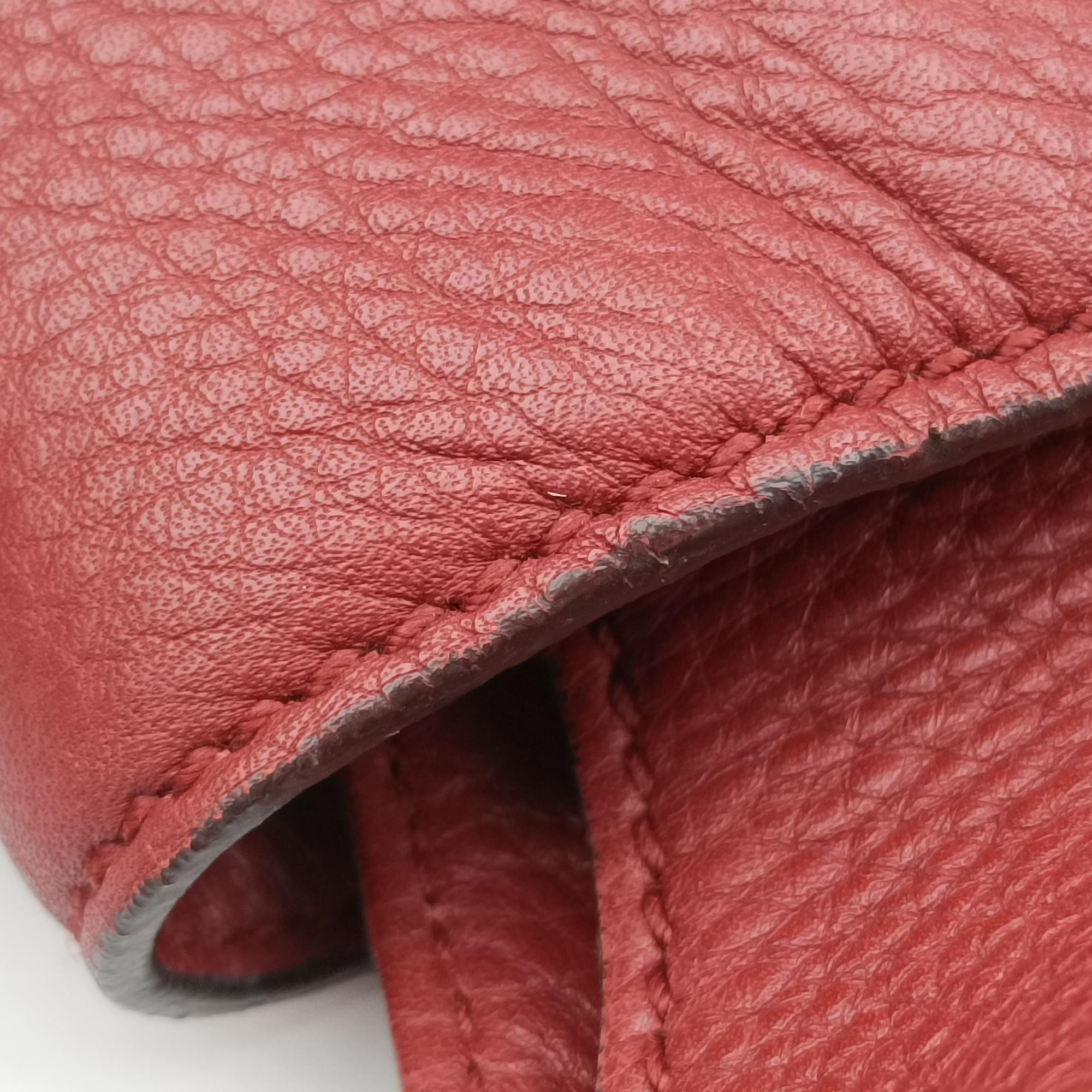 Dressage Web Hobo Red Leather 296851 A012025879ドレスセージ ウェブ ホーボー レッド レザー 296851 A012025879