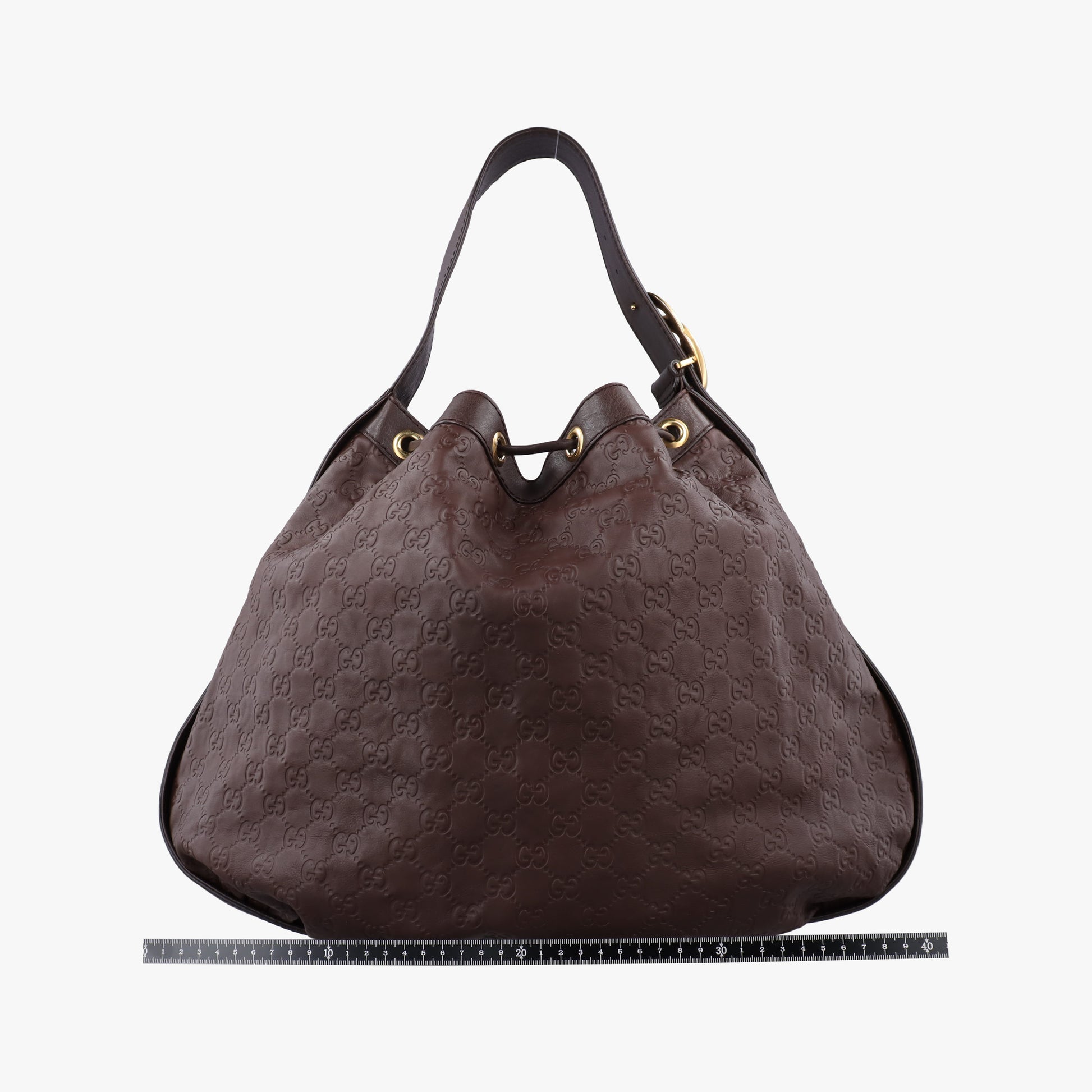 Guccissima Interlocking Icon Hobo Brown leather 223951 D3563587グッチッシマ インターロッキング アイコン ホーボー ブラウン レザー 223951 D3563587