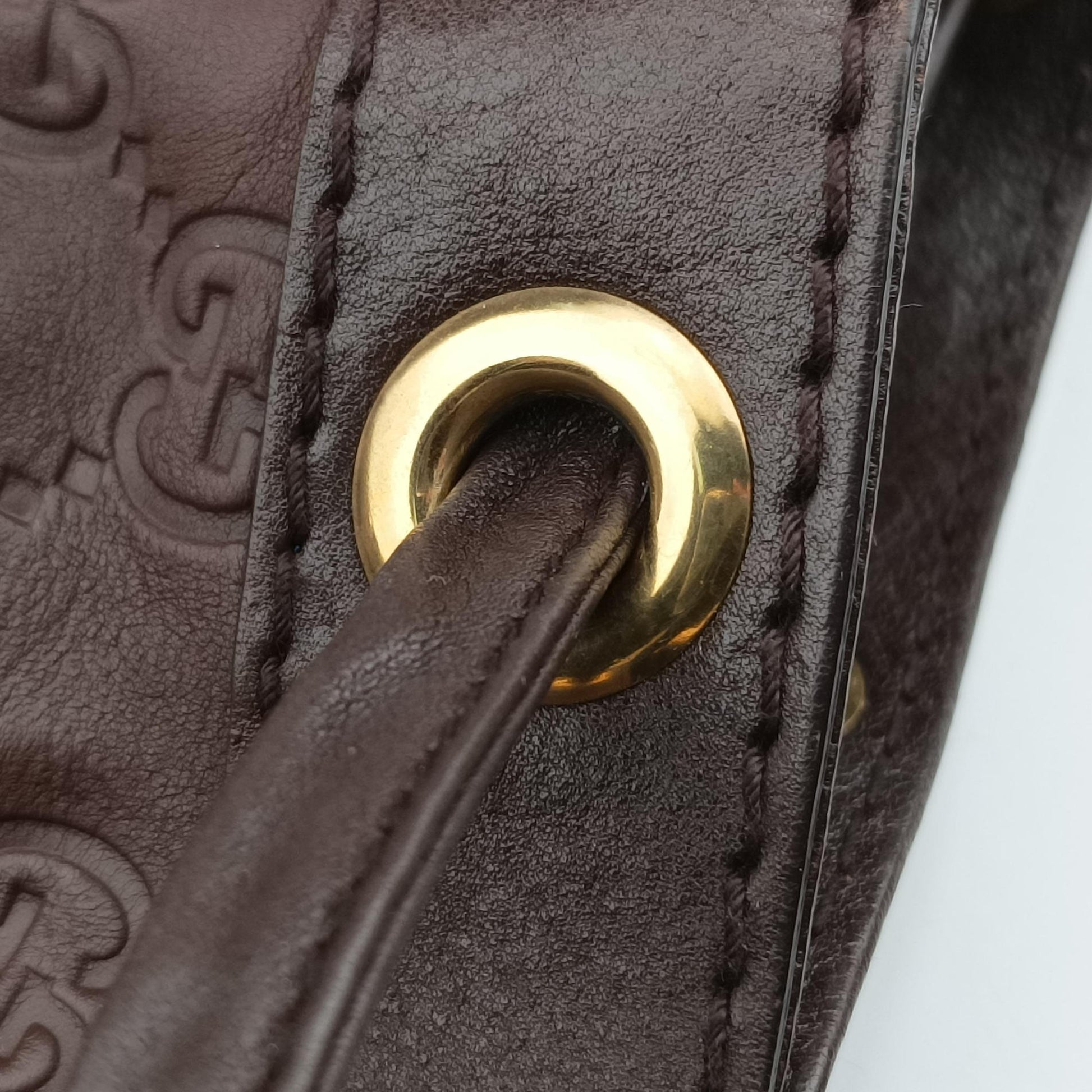 Guccissima Interlocking Icon Hobo Brown leather 223951 D3563587グッチッシマ インターロッキング アイコン ホーボー ブラウン レザー 223951 D3563587