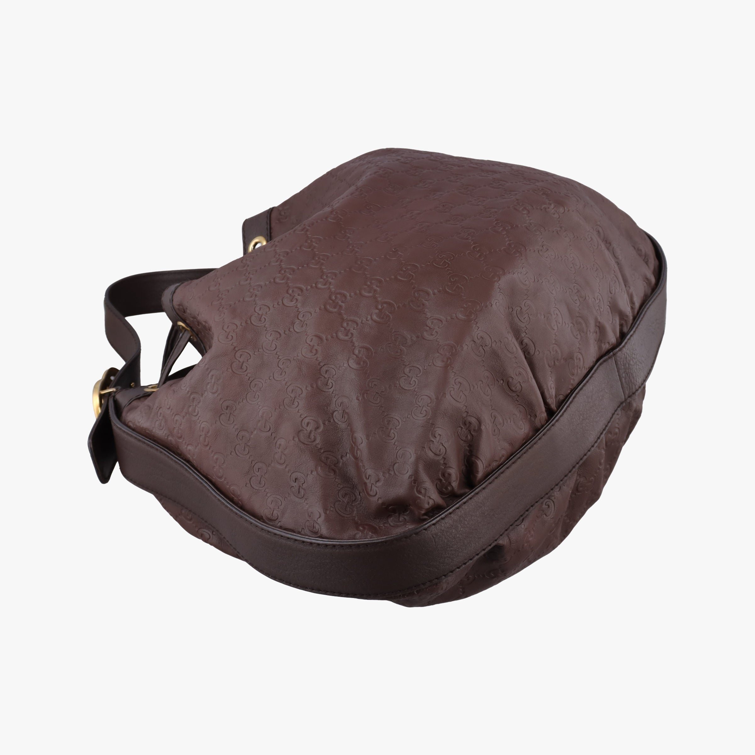 Guccissima Interlocking Icon Hobo Brown leather 223951 D3563587グッチッシマ インターロッキング アイコン ホーボー ブラウン レザー 223951 D3563587