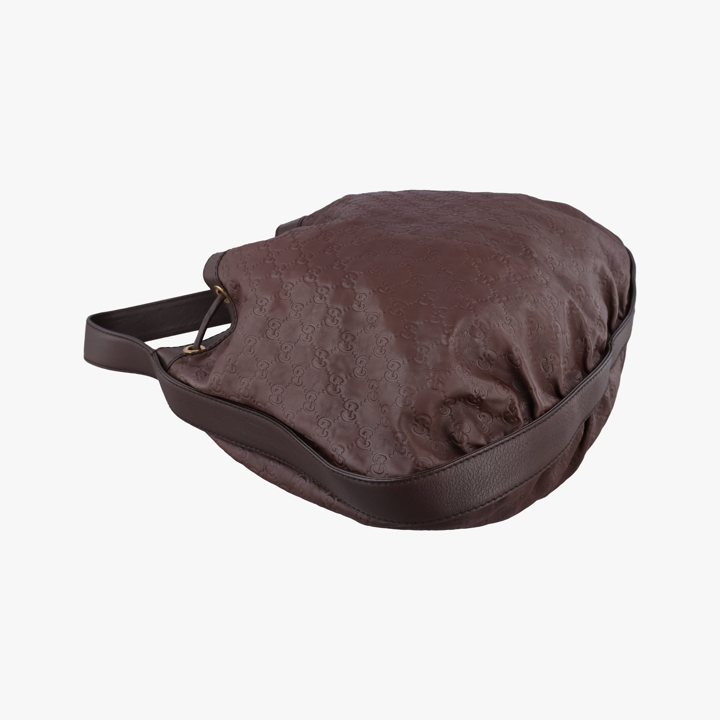 Guccissima Interlocking Icon Hobo Brown leather 223951 D3563587グッチッシマ インターロッキング アイコン ホーボー ブラウン レザー 223951 D3563587