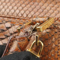 Amazona Brown Python × Nappa Leather 010804アマソナ ブラウン パイソン × レザー 010804
