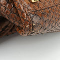 Amazona Brown Python × Nappa Leather 010804アマソナ ブラウン パイソン × レザー 010804