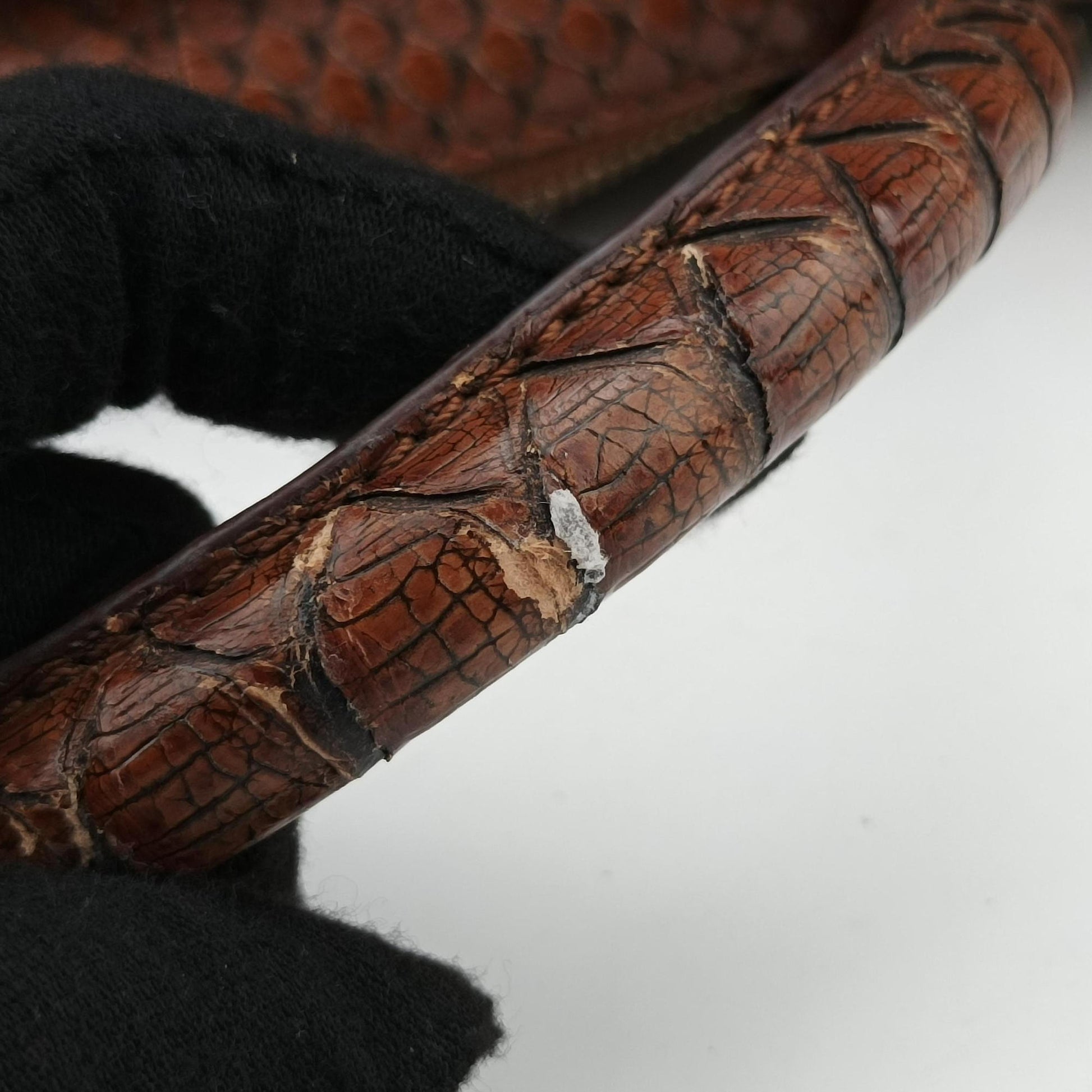 Amazona Brown Python × Nappa Leather 010804アマソナ ブラウン パイソン × レザー 010804
