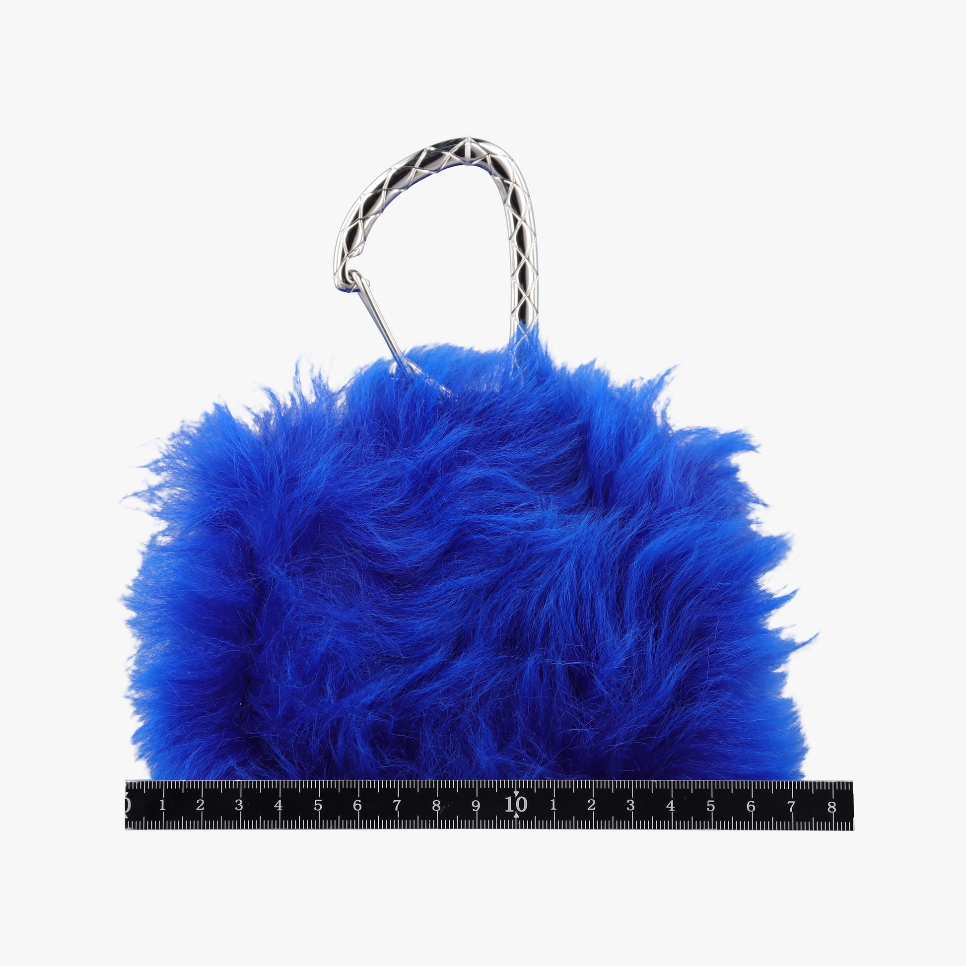 Shearling CC Hook Card Holder Blue wool AP2397 31703534シアリングCCフックカードホルダー ブルー ウール AP2397 31703534