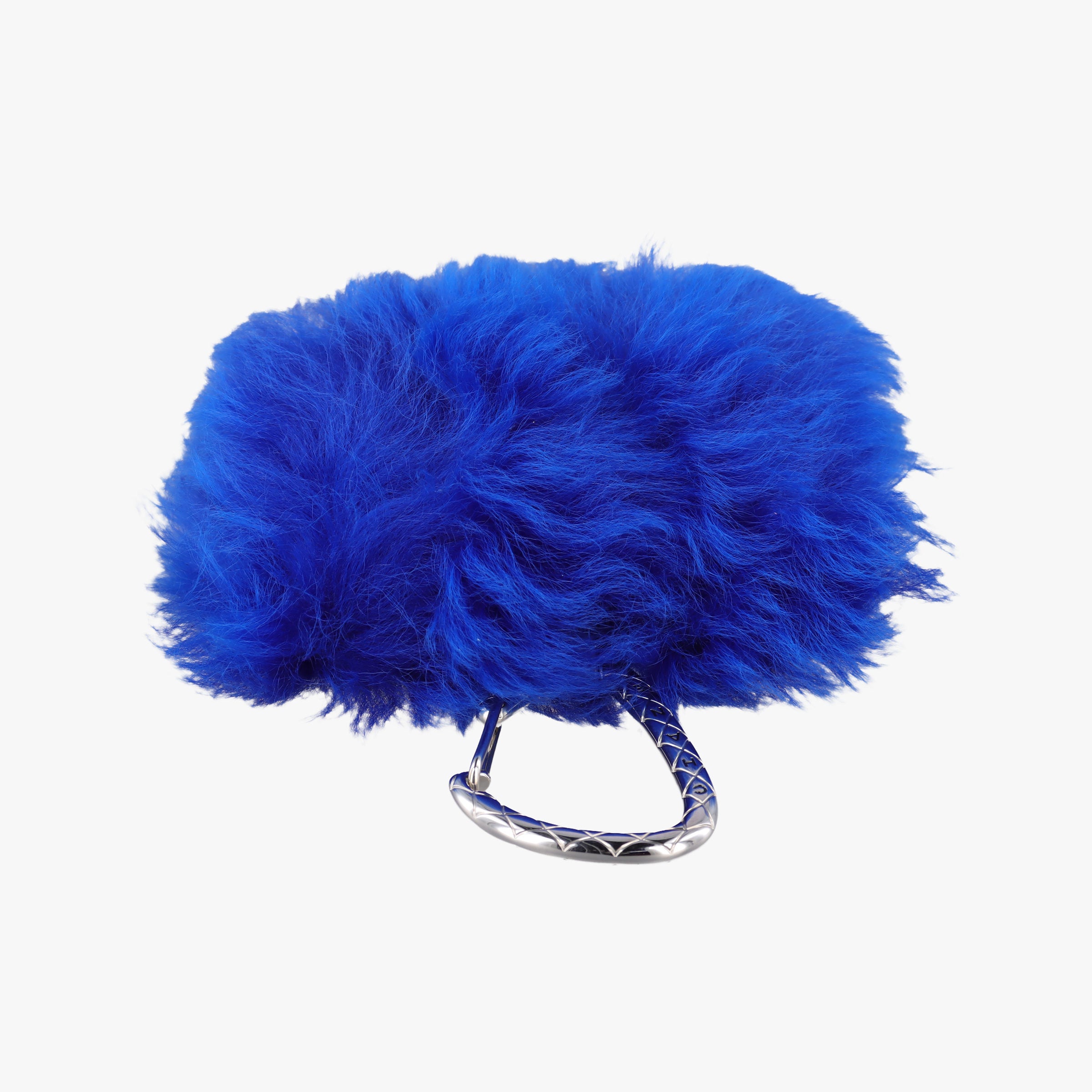 Shearling CC Hook Card Holder Blue wool AP2397 31703534シアリングCCフックカードホルダー ブルー ウール AP2397 31703534
