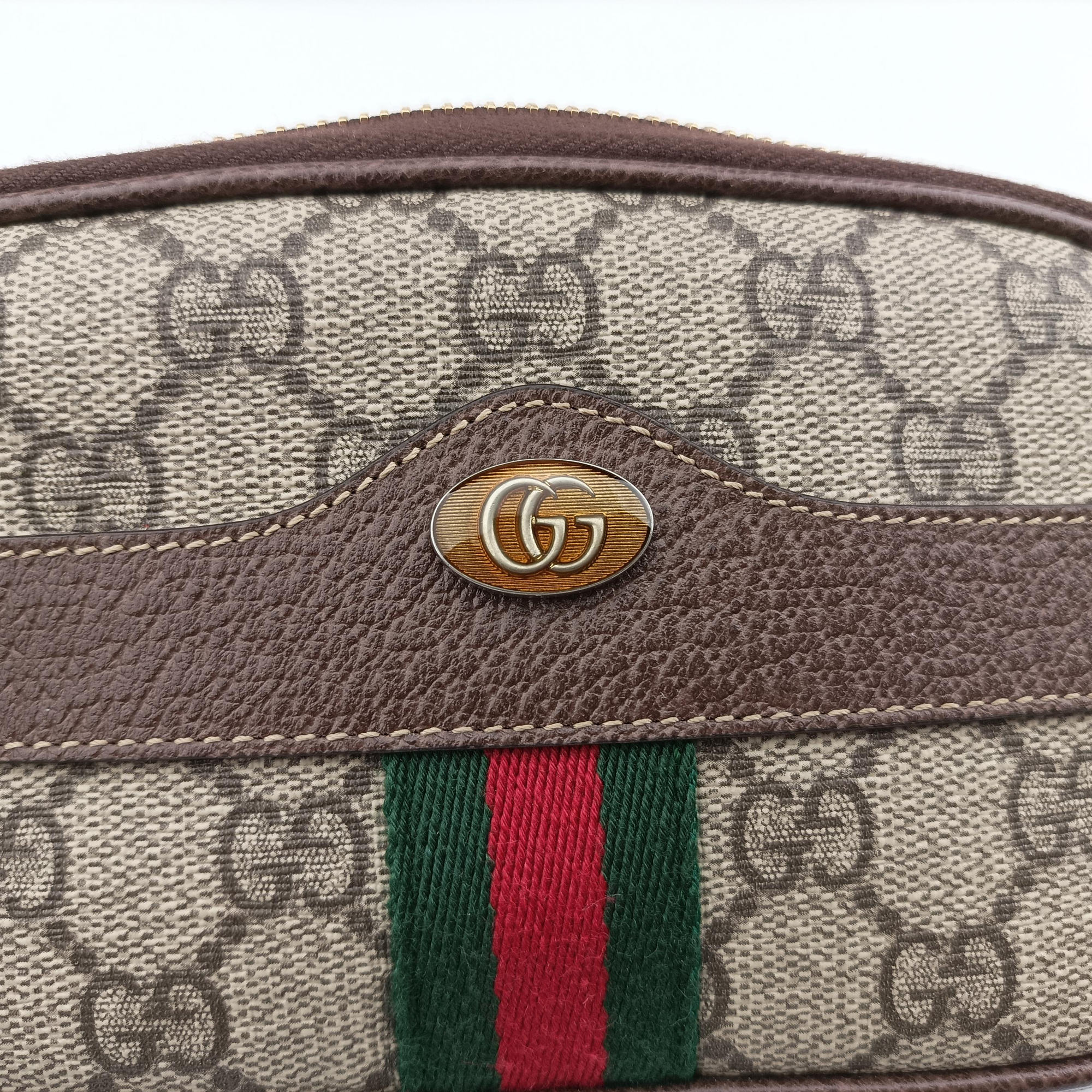 Ophidia Brown×green×red PVC coated canvas 519308 オフィディア ブラウン×グリーン×レッド PVCコーティングキャンバス 519308 