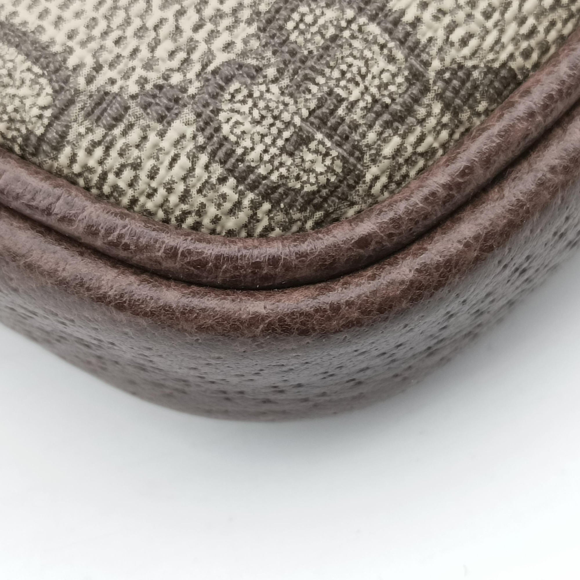 Ophidia Brown×green×red PVC coated canvas 519308 オフィディア ブラウン×グリーン×レッド PVCコーティングキャンバス 519308 