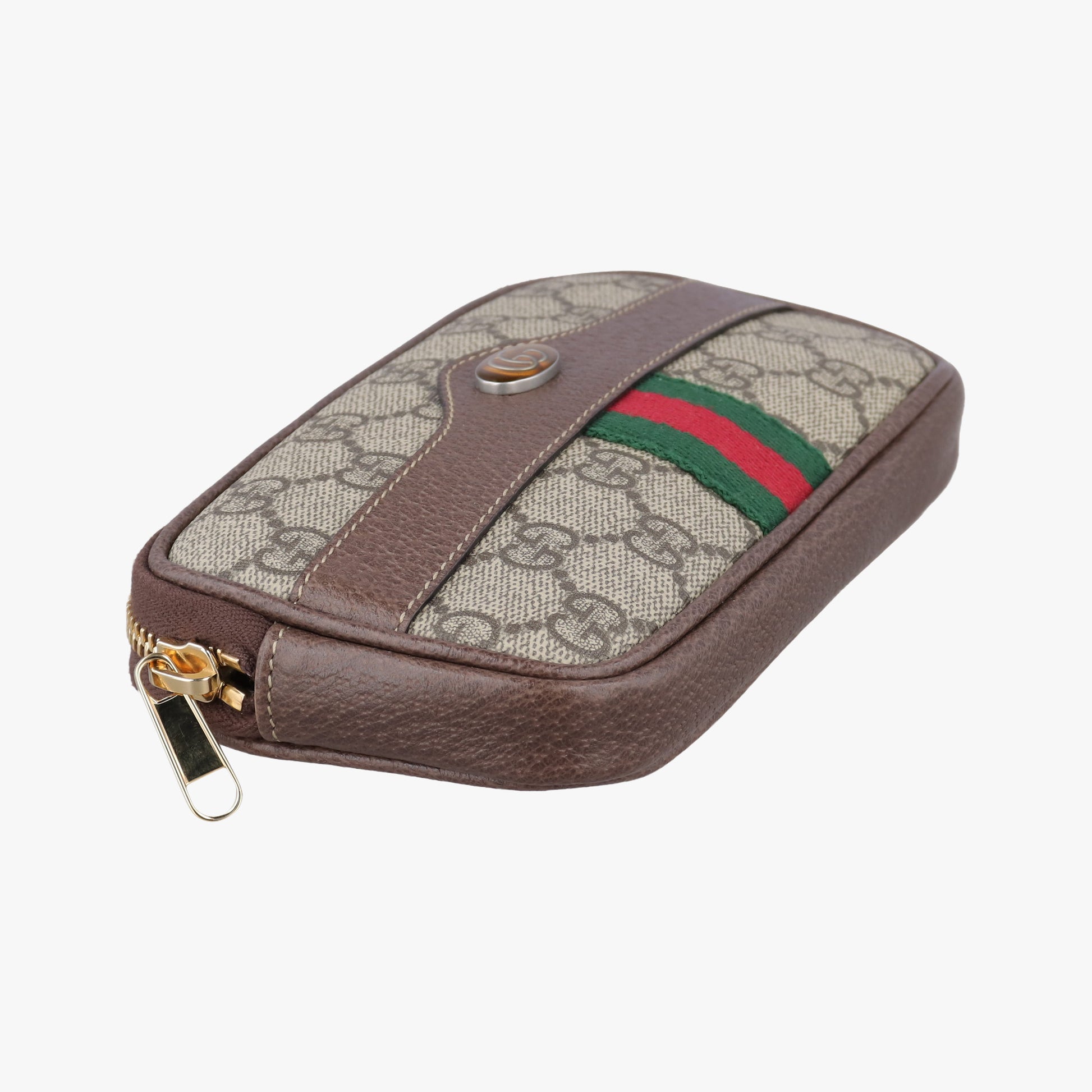 Ophidia Brown×green×red PVC coated canvas 519308 オフィディア ブラウン×グリーン×レッド PVCコーティングキャンバス 519308 