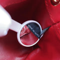 Mini Drawstring Red Enamel 1NR016 42巾着型 ミニ レッド エナメル 1NR016 42