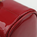 Mini Drawstring Red Enamel 1NR016 42巾着型 ミニ レッド エナメル 1NR016 42