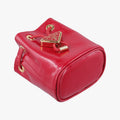 Mini Drawstring Red Enamel 1NR016 42巾着型 ミニ レッド エナメル 1NR016 42