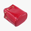 Mini Drawstring Red Enamel 1NR016 42巾着型 ミニ レッド エナメル 1NR016 42