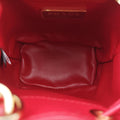 Mini Drawstring Red Enamel 1NR016 42巾着型 ミニ レッド エナメル 1NR016 42
